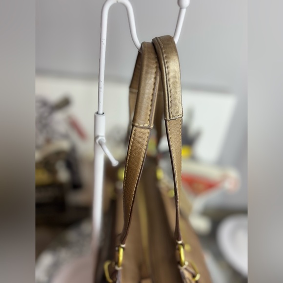 Coach 2012 Gallery copper Embossed Leather Tote EUC - Picture 9 of 15